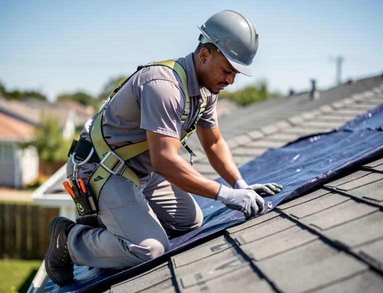 Roof Tarping service in Enfield Town